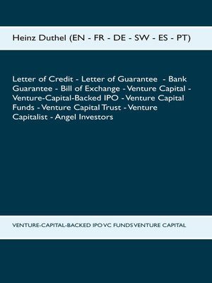 cover image of LETTER OF CREDIT LETTER OF GUARANTEE BANK GUARANTEE BILL OF EXCHANGE
